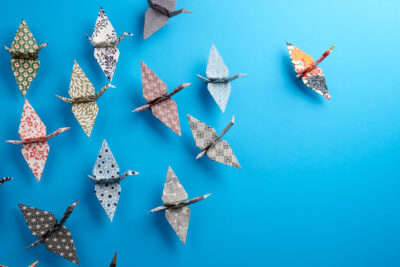 origami birds